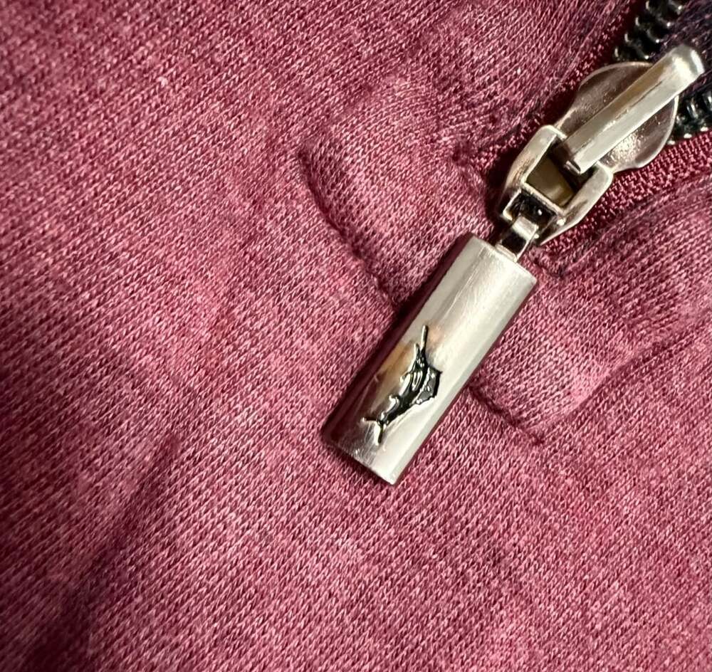 Tommy Bahama Flipshore Half Zip Reversible Pullover Sweatshirt Maroon
